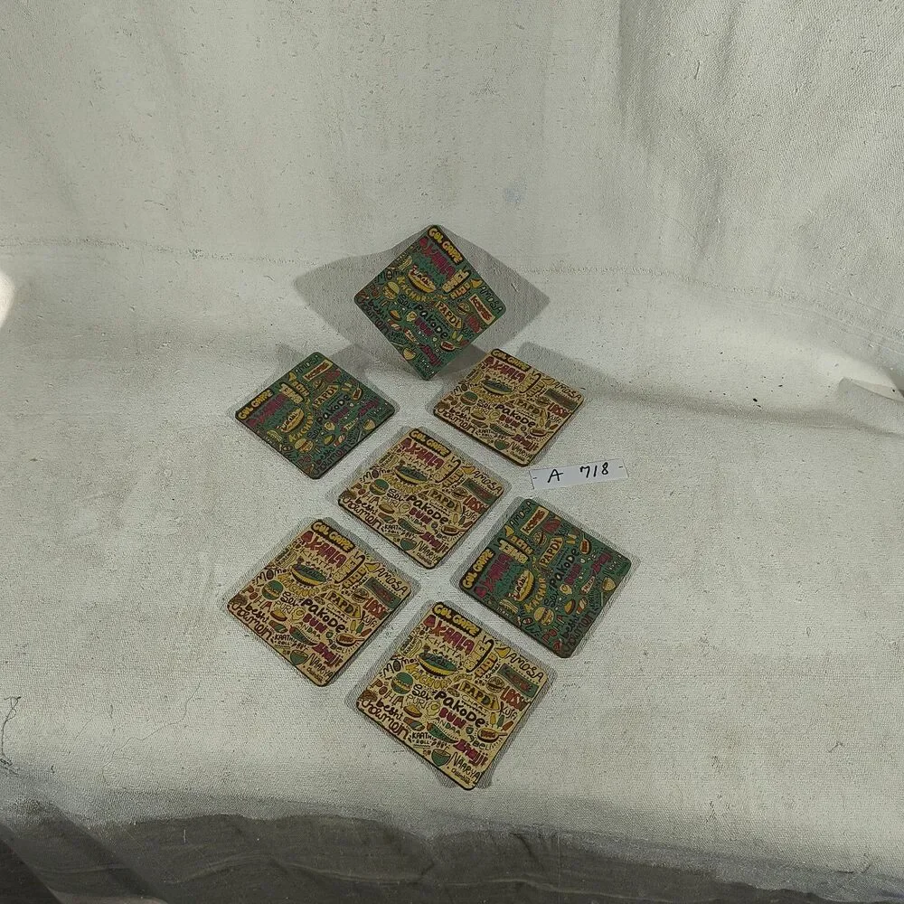 Drink Coaster Set Chumbak Street Indian Street Food